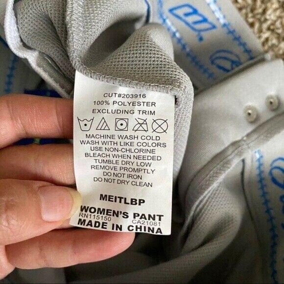 NWT Worth Gray Softball Pants Capri Length Large - Picture 5 of 8